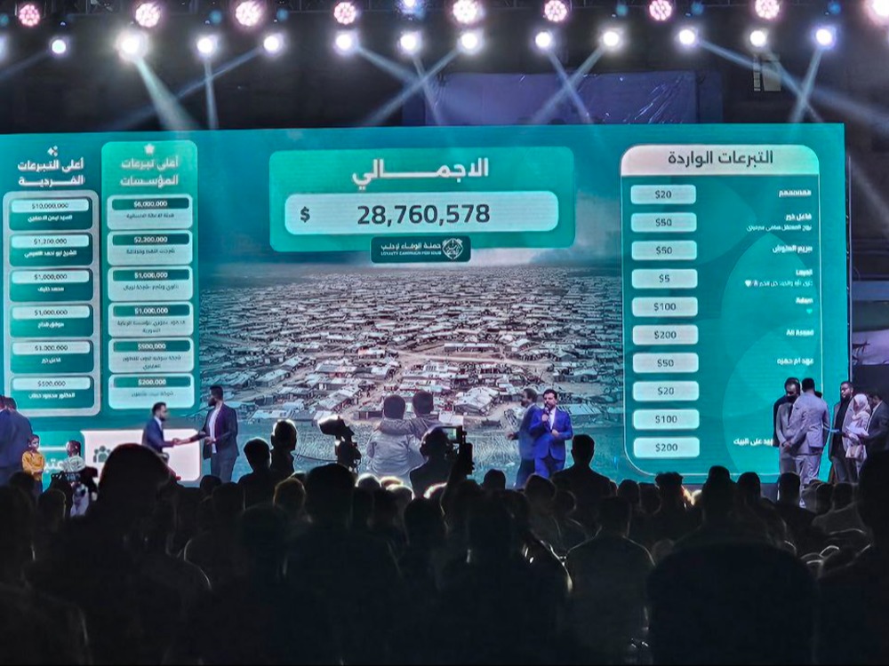 بدء جمع التبرعات في حملة الوفاء لإدلب