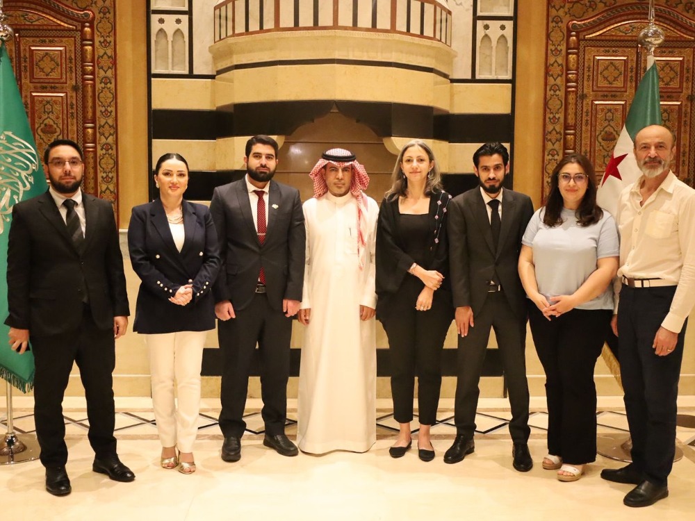 وفد إعلامي سوري يلتقي السفير السعودي في دمشق