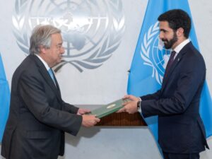 علبي يقدّم أوراق اعتماده مندوباً دائماً لسوريا لدى الأمم المتحدة