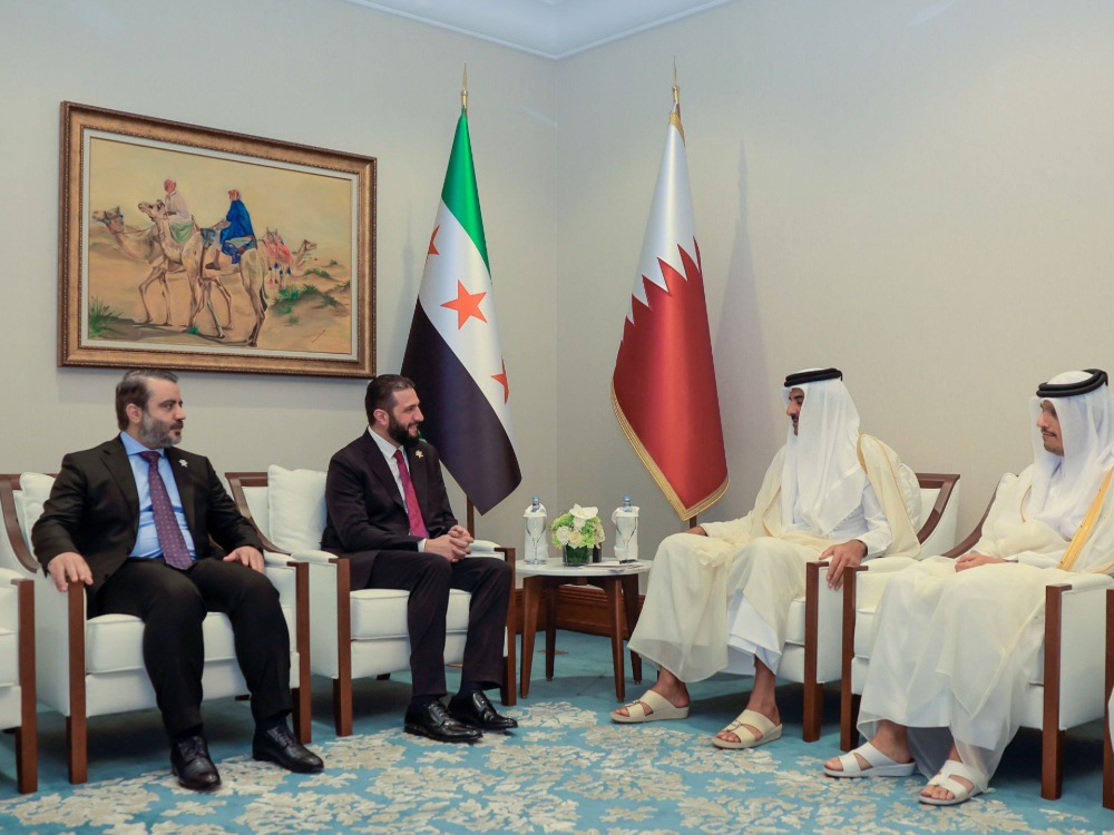 أمير دولة قطر: إسرائيل تعمل على تقسيم سوريا