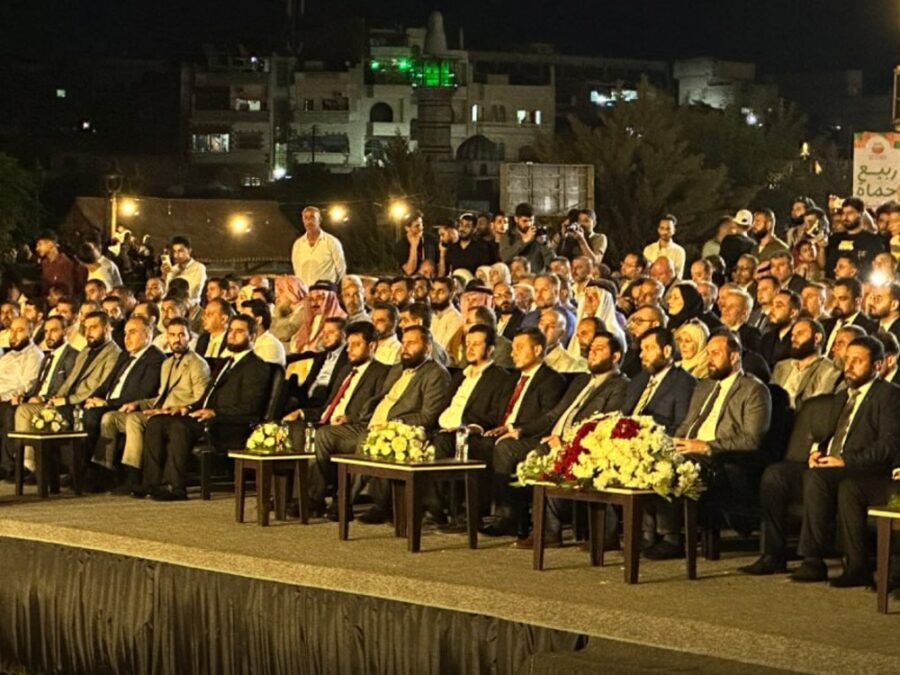 انطلاق-مهرجان-ربيع-حماة-وسط-حضور-رسمي-وشعبي واسع