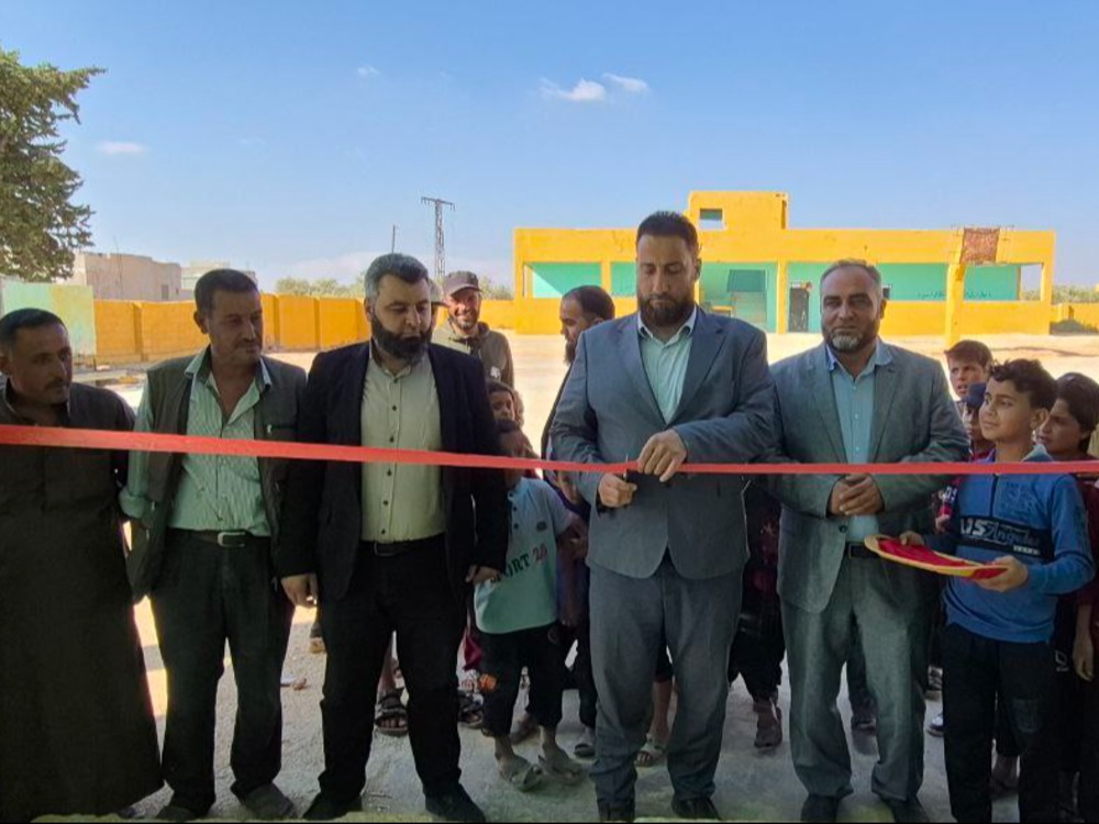 افتتاح 5 مدارس جديدة في منطقة سراقب بريف إدلب