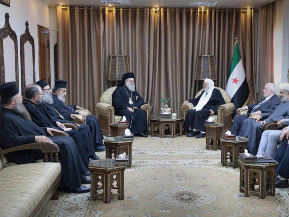 المفتي الرفاعي والبطريرك يوحنا يؤكدان تعزيز الخطاب الديني المعتدل