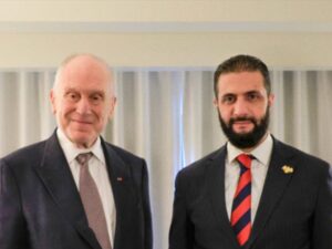 الرئيس الشرع يلتقي رئيس الكونغرس اليهودي العالمي في نيويورك