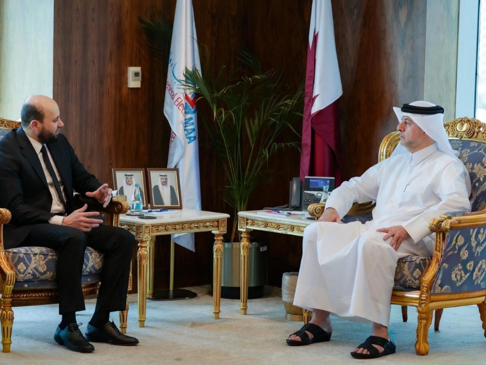 وزير الطاقة ورئيس المؤسسة العامة القطرية يبحثان تعزيز التعاون في المجالات الحيوية