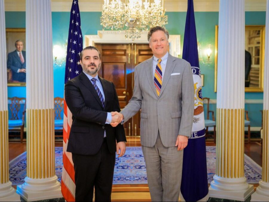 الشيباني يلتقي نائب وزير الخارجية الأمريكي