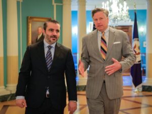 الخارجية الأمريكية: لاندوا والشيباني ناقشا تنفيذ اتفاق 10 آذار