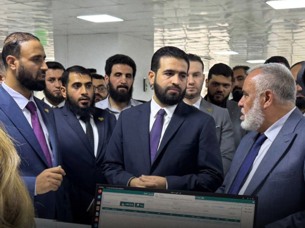 وزير الداخلية يفتتح مركز الشؤون المدنية في دمشق