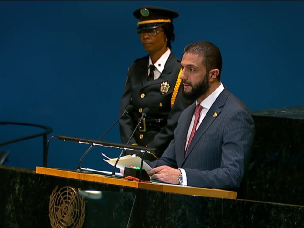 خطاب الرئيس الشرع أمام الجمعية العامة للأمم المتحدة