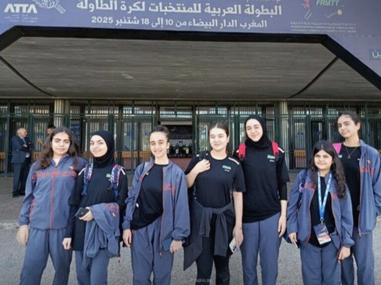 3 ميداليات جديدة لسوريا في البطولة العربية لكرة الطاولة