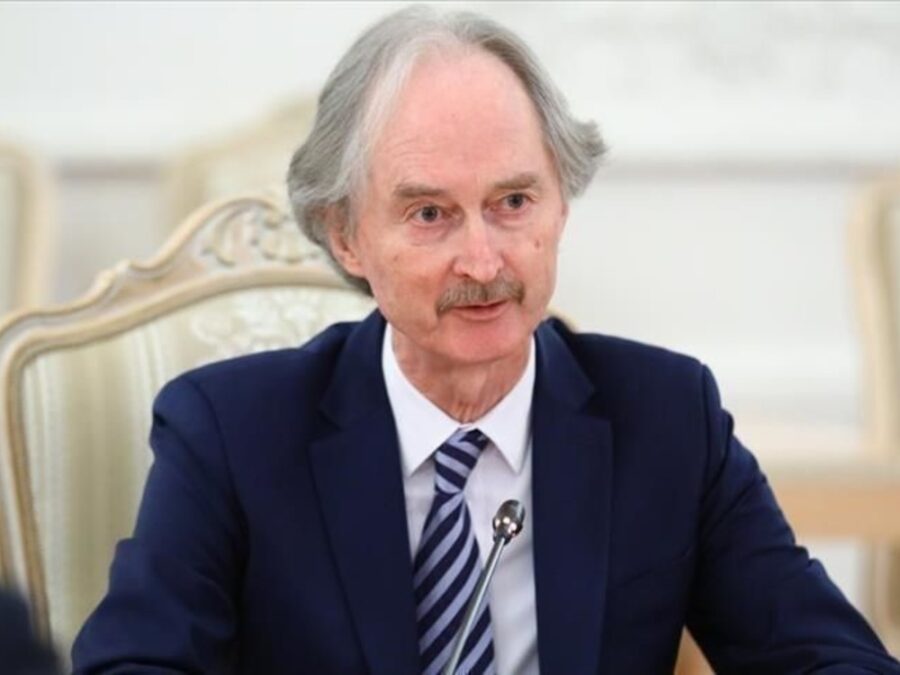 بيدرسون يدعو لإلغاء العقوبات عن سوريا ووقف التدخلات الخارجية بشؤونها 