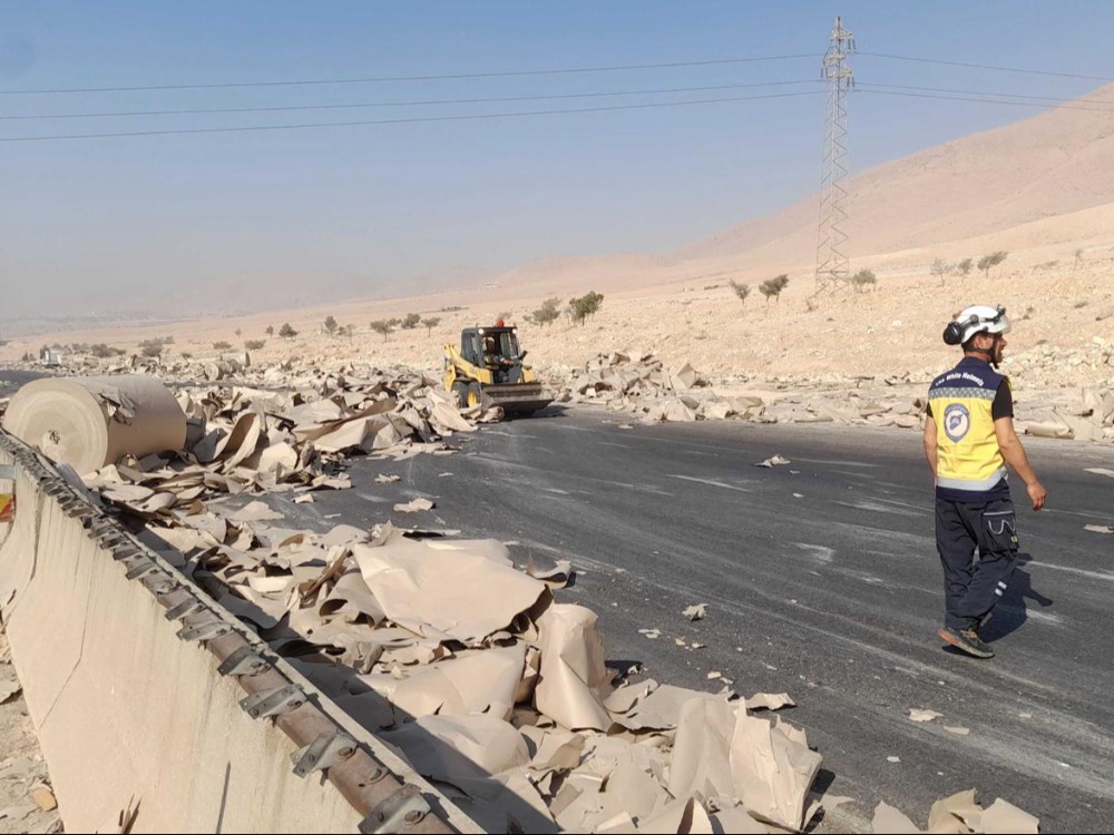 وفاة شخص وإصابة آخر إثر حادث سير على طريق دمشق ـ حمص