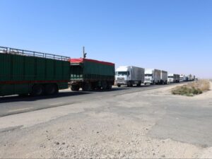 تزامناً مع دخول قافلة تجارية.. تحسن ملحوظ في حركة النقل على طريق دمشق - السويداء