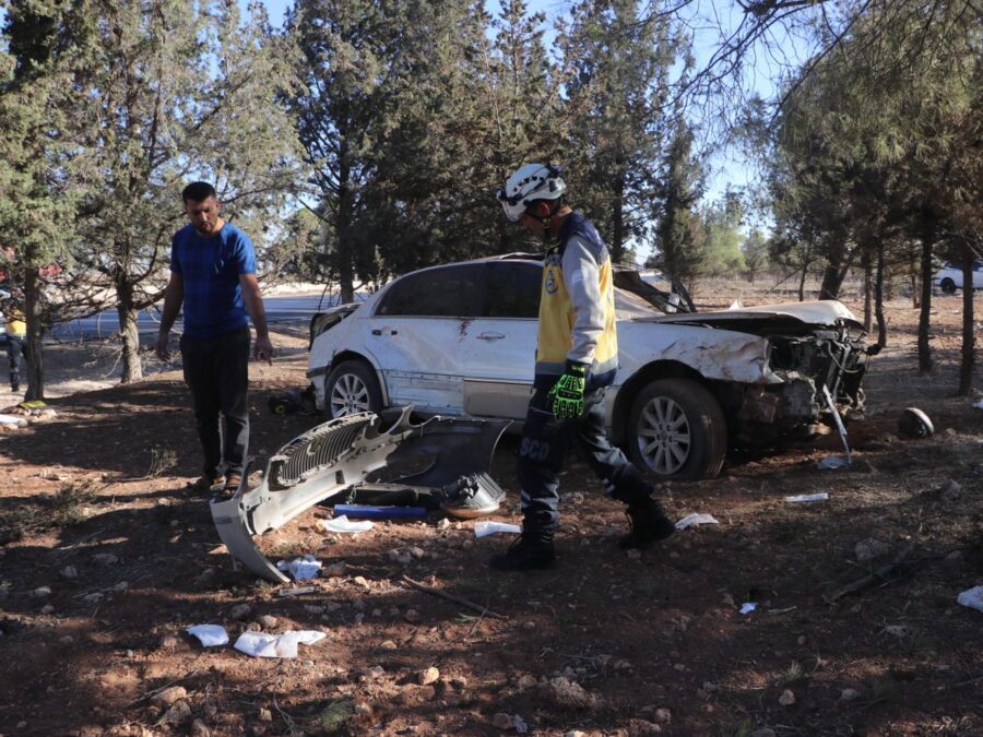 وفاة شخص وإصابة اثنين إثر حادث سير على طريق دمشق - حلب