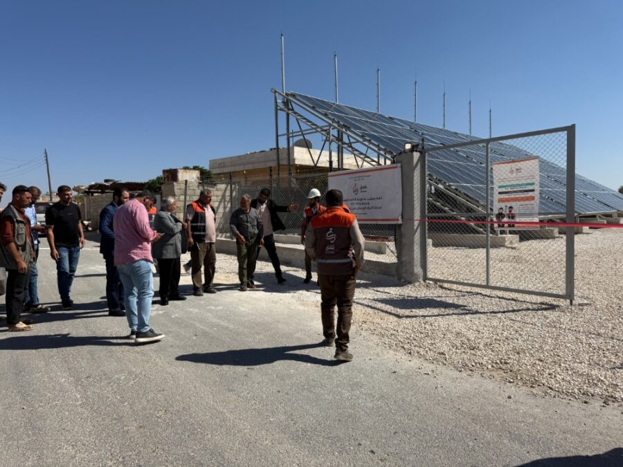 افتتاح محطتي مياه في بلدة عنجارة بريف حلب
