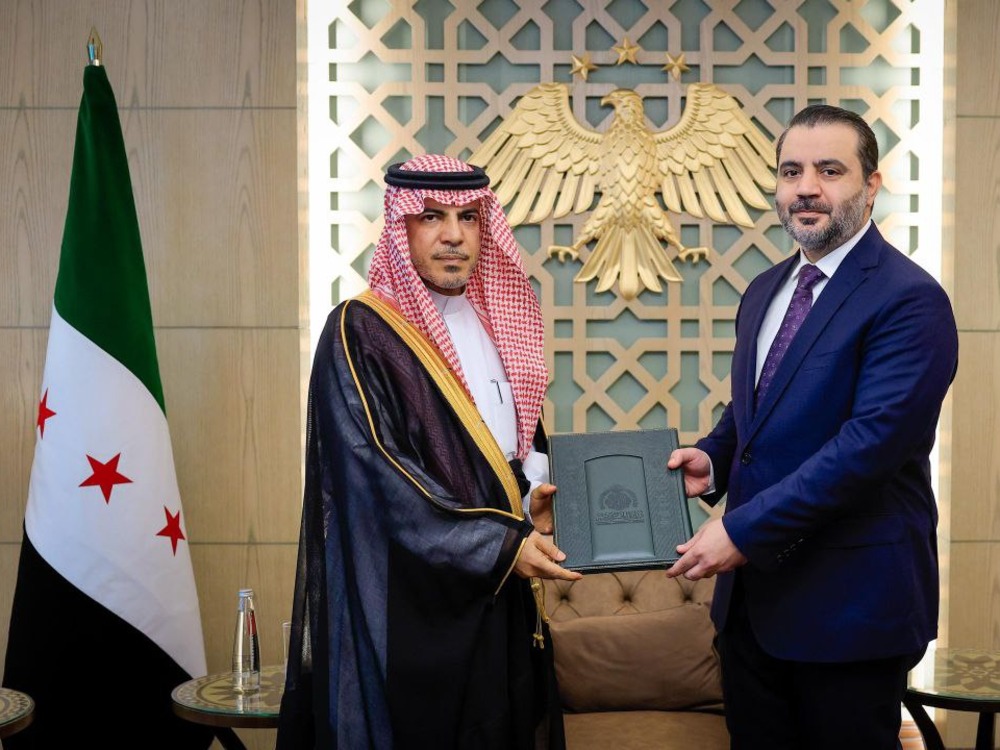 الشيباني يتسلم نسخة من أوراق اعتماد سفراء السعودية وأرمينيا وإيطاليا