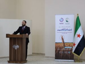 بدعم سعودي.. محافظ حلب يفتتح مشروع "بيادر الخير" للري بمنطقة السفيرة