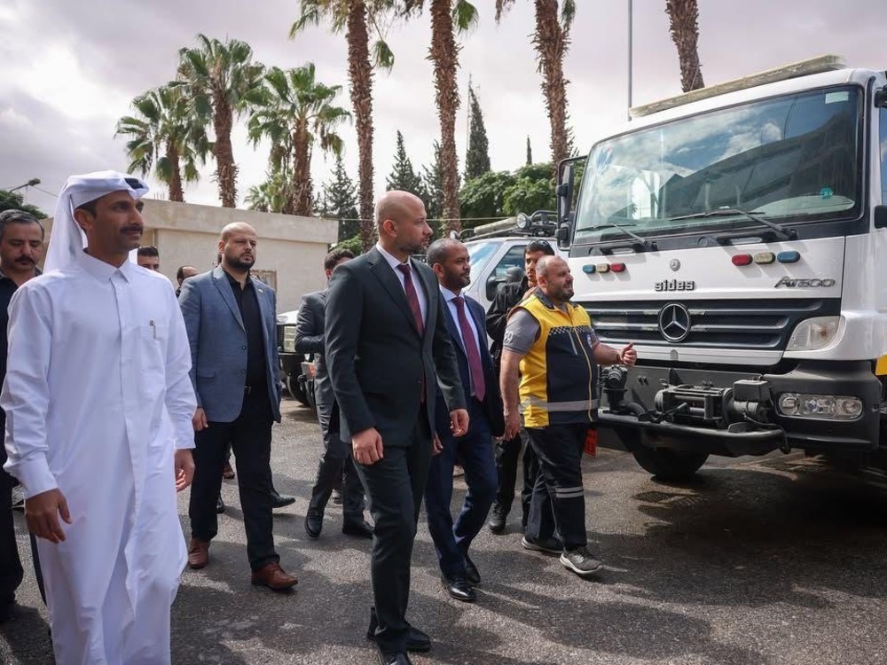 صندوق قطر للتنمية يعلن تسليم دفعة مساعدات لوجستية للدفاع المدني