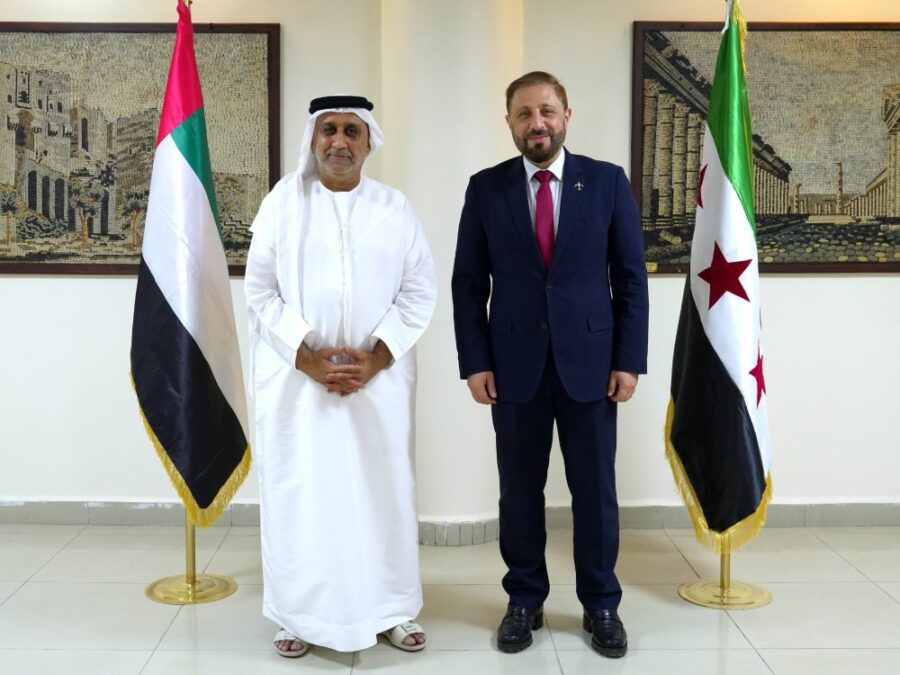 سوريا والإمارات تبحثان توسيع عمل الناقلات الإمارتية لتشمل مطار حلب