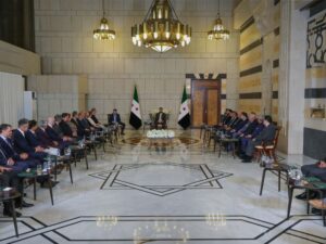 الرئيس الشرع يبحث مع غرفتي التجارة العربية النمساوية والألمانية تعزيز التعاون الاقتصادي