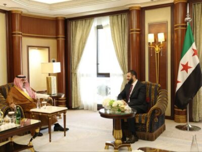 الرئيس الشرع يلتقي وزير الاتصالات والتقانة السعودي