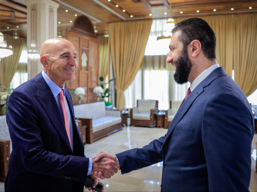الرئيس الشرع يبحث مع مسؤولين أمريكيين آليات تنفيذ اتفاق 10 آذار