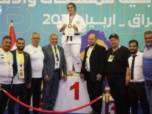 منتخب سوريا للجودو يحصد ذهبيتين في بطولة العرب بأربيل عبر رند سعيد