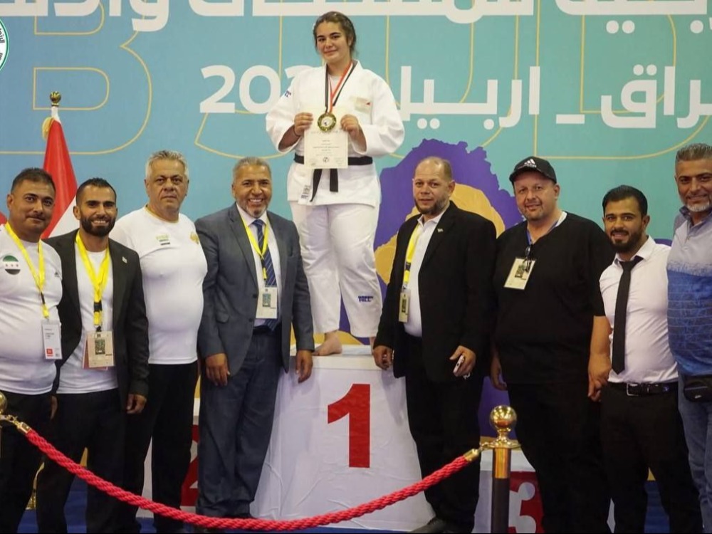 منتخب سوريا للجودو يحصد ذهبيتين في بطولة العرب بأربيل عبر رند سعيد