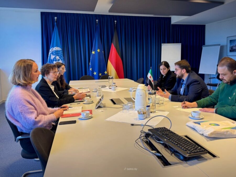 اجتماع سوري - ألماني في برلين لتعزيز التعاون الصحي