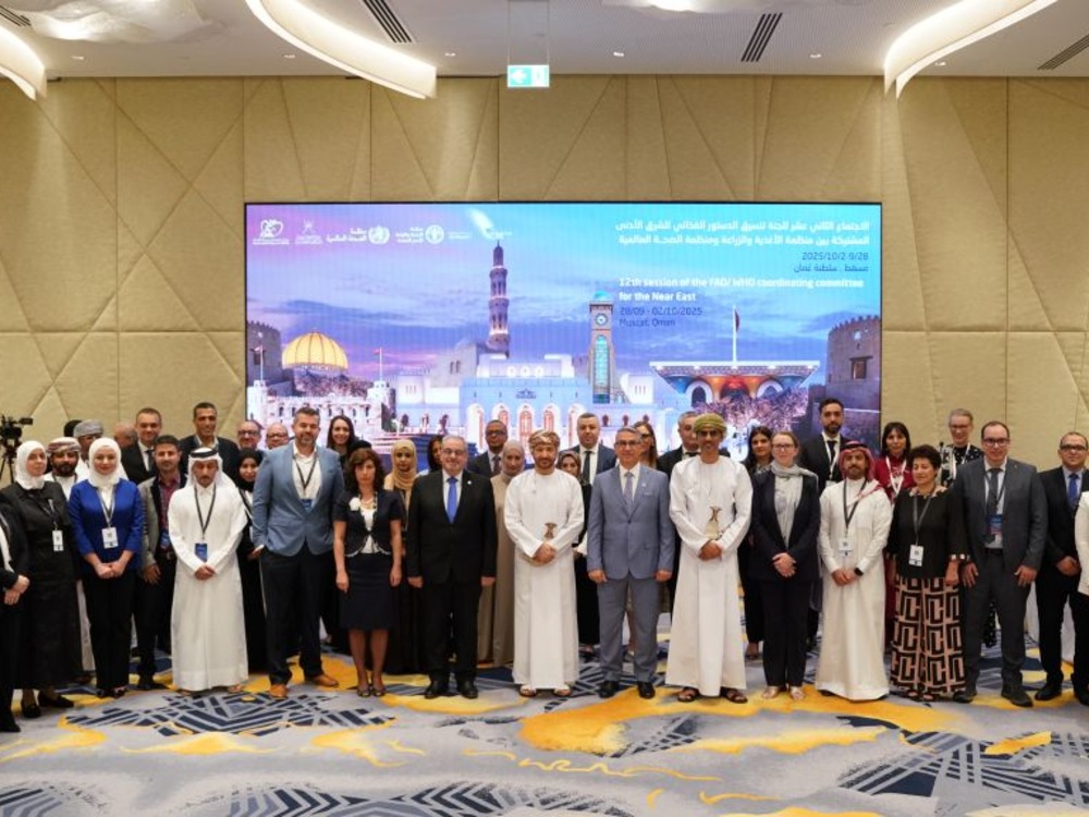 سوريا تشارك في اجتماع لجنة تنسيق الدستور الغذائي للشرق الأوسط في سلطنة عمان