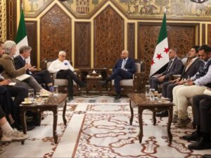 وزير الطوارئ يبحث مع وفد أوروبي دعم نزع الألغام وعودة اللاجئين