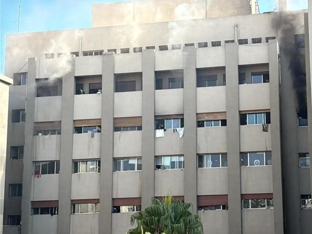 أضرار مادية وإخلاء احترازي للمرضى جراء حريق بمشفى الأطفال الجامعي بدمشق