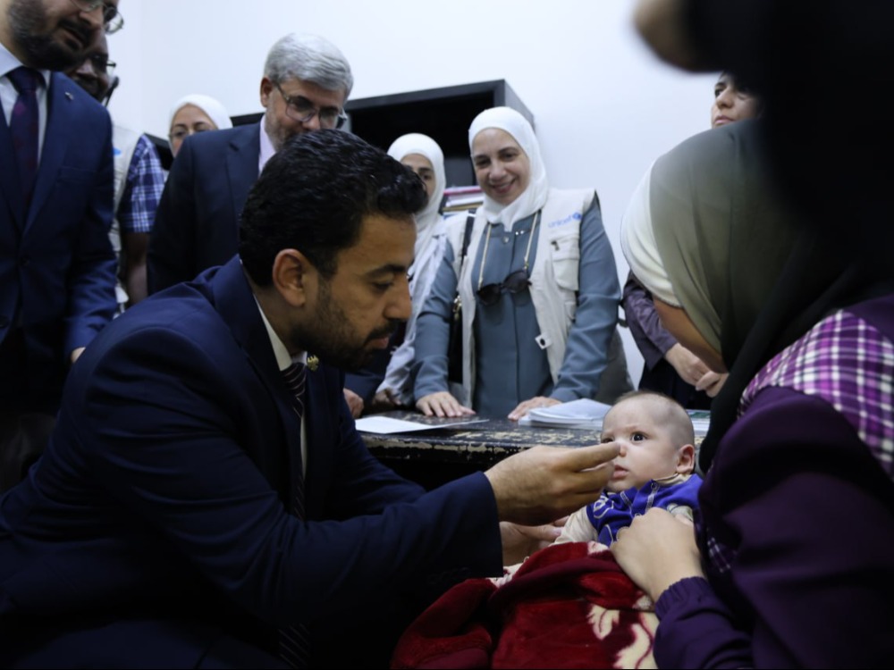 بمشاركة وزير الصحة.. انطلاق حملة تعزيز اللقاح الروتيني بريف دمشق