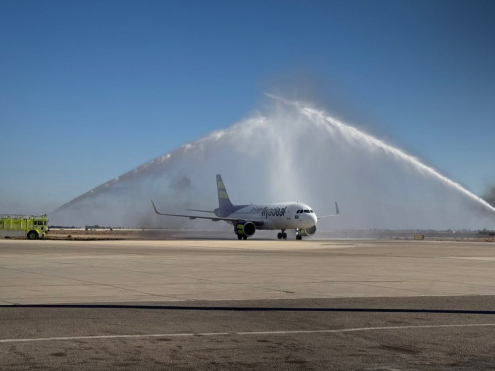 وصول أولى رحلات طيران شركة "فلاي أديل" السعودية إلى مطار دمشق الدولي
