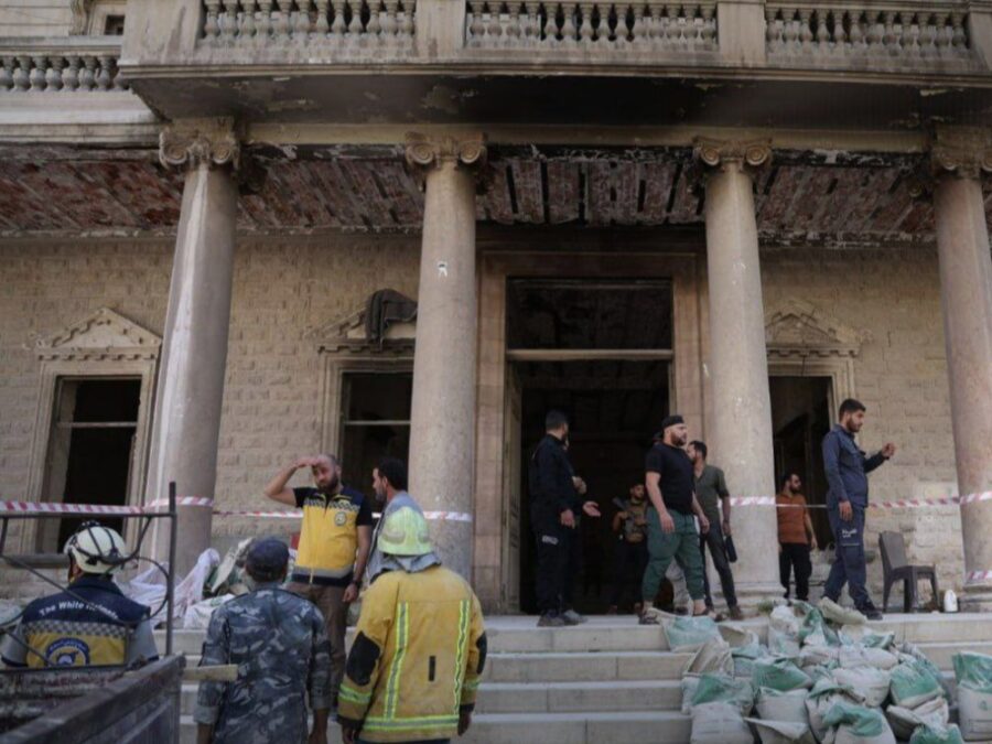 نور الدين البابا: ما حدث في مبنى السرايا هو تركة النظام البائد ونتعامل معه