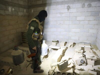 الأمن الداخلي يعثر على مستودع ألغام وصواعق في البوكمال