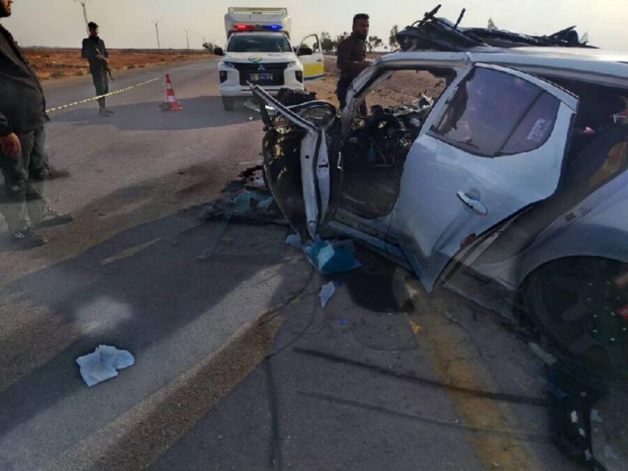 وفاة امرأة وطفل وإصابة 7 آخرين بحادث سير على طريق دمشق – درعا