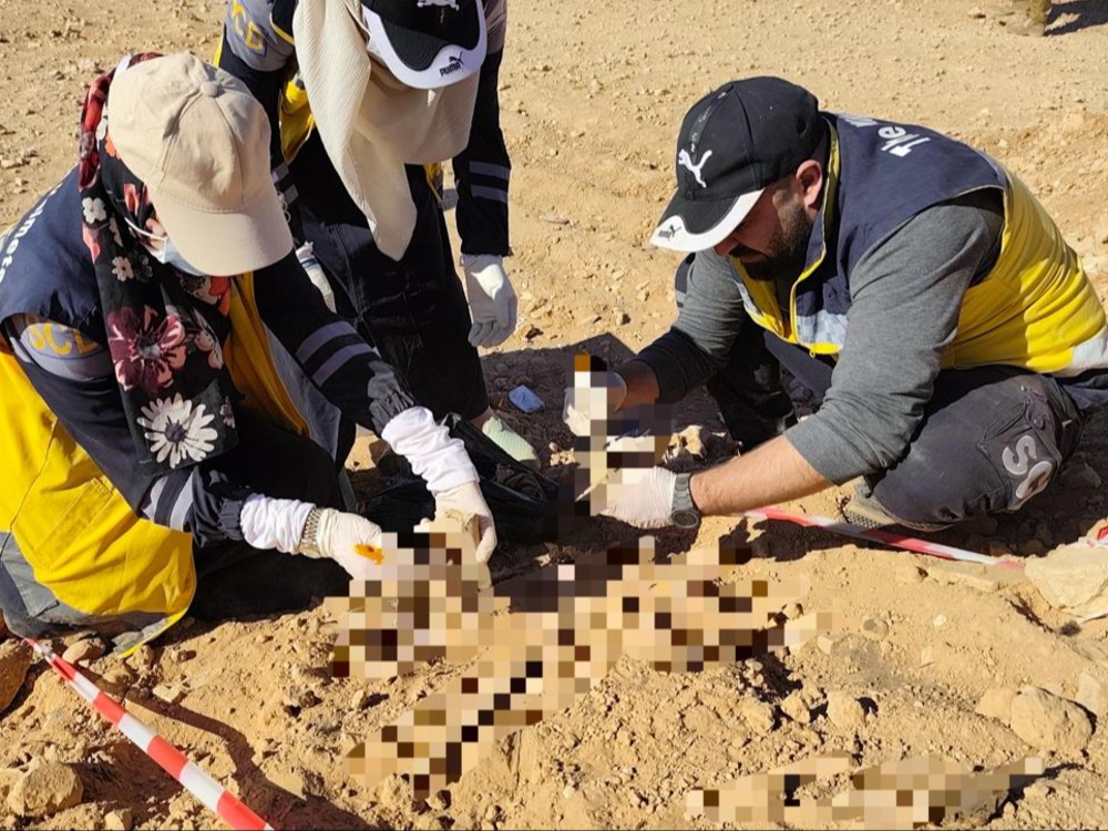 العثور على رفات بشرية في موقع أثري بريف حماة الشرقي