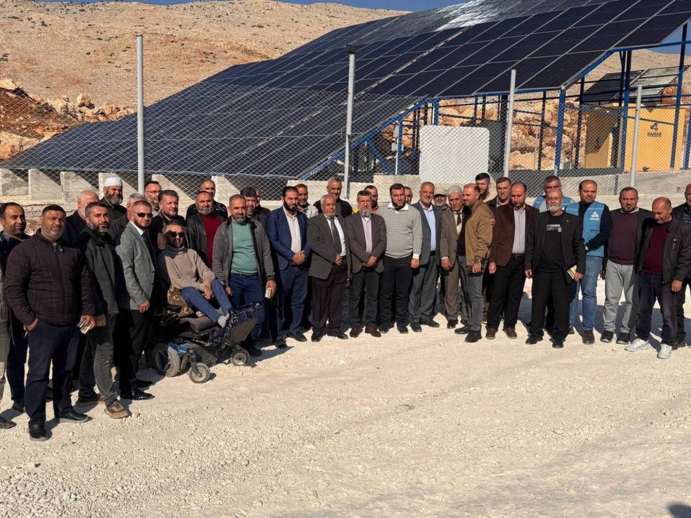 بعد إعادة تأهيلها.. افتتاح محطة مياه دارة عزة بريف حلب