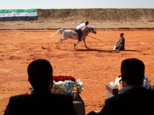 وزير الداخلية يزور نادي الفروسية التابع للاتحاد الرياضي السوري للشرطة