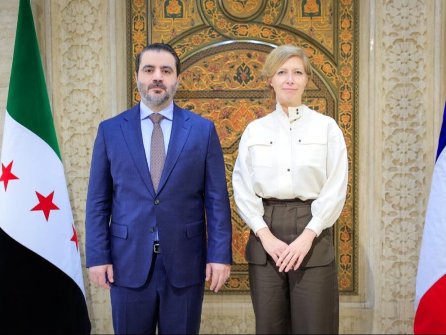وزير الخارجية والمغتربين يستقبل المستشارة السياسية للرئيس الفرنسي في دمشق