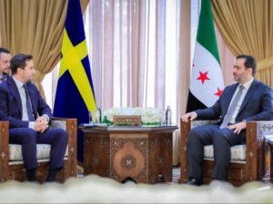 وزير الخارجية والمغتربين يستقبل وفداً سويدياً رفيع المستوى في دمشق