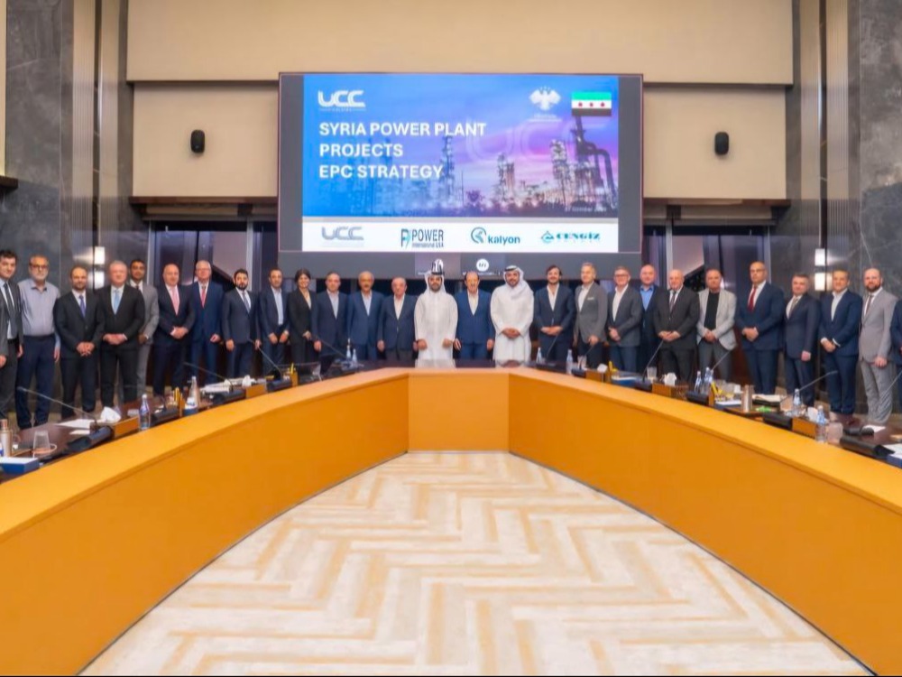 UCC القابضة تعقد اجتماعاً في الدوحة لمتابعة المشاريع الاستراتيجية في سوريا