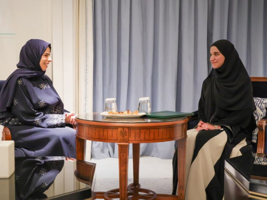 عقيلة الرئيس الشرع تلتقي وزيرة التربية والتعليم العالي في قطر