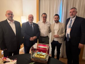 وزير الأوقاف يلتقي وزير العمل البرازيلي خلال زيارة رسمية إلى البرازيل