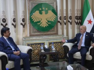 وزير الاقتصاد والصناعة يستقبل وفداً من مؤسسة التمويل الدولية