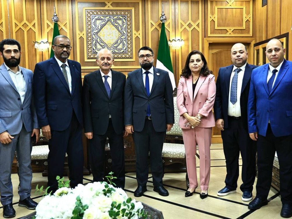 الويس يبحث مع اتحاد المحامين العرب دعم العمل النقابي والقانوني في سوريا