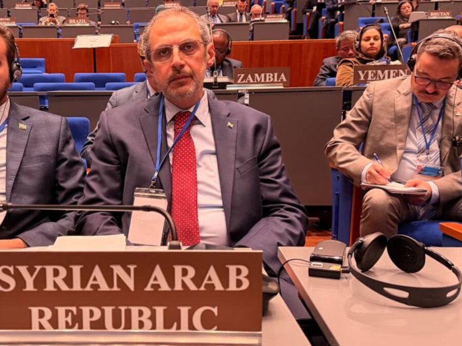 مندوب سوريا في منظمة حظر الأسلحة الكيميائية: ملتزمون بمسؤوليتنا في عمليات تدمير الأسلحة