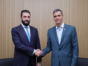 الرئيس الشرع يلتقي رئيس وزراء إسبانيا على هامش قمة المناخ في البرازيل