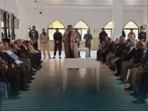 وفود شعبية تتوافد إلى بيت جن لتقديم واجب العزاء لشهداء القصف الإسرائيلي